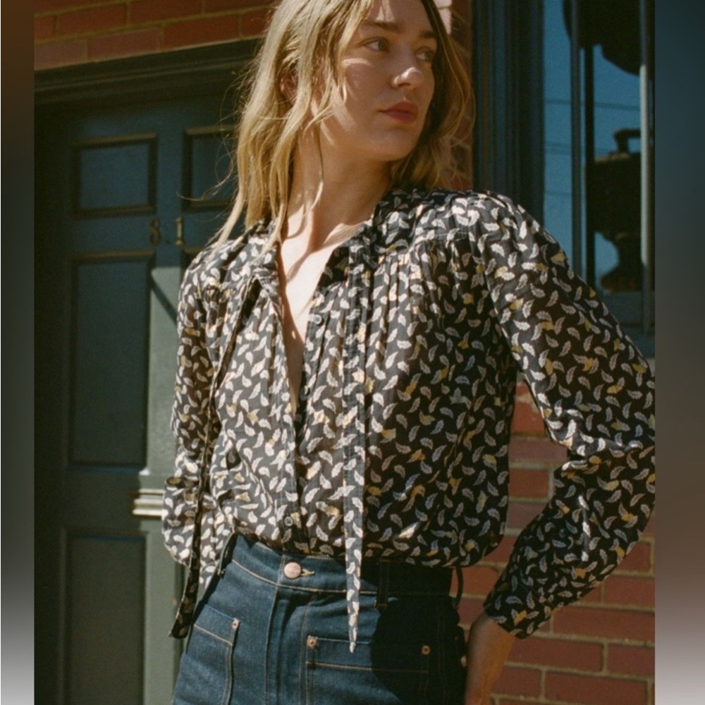 Doen Norma Top in Falling Leaves